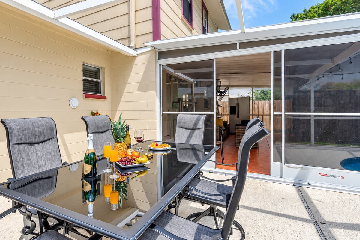 Unwind in style in our outdoor haven!