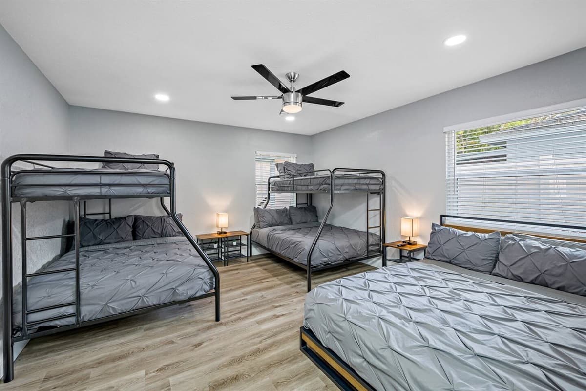 This stunning room is perfect for a group of friends or a small family for this trip! Feel at home in your home away from home. 