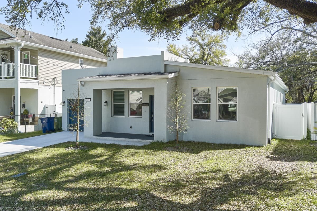 Modern exterior that seamlessly blends elegance with contemporary design.
