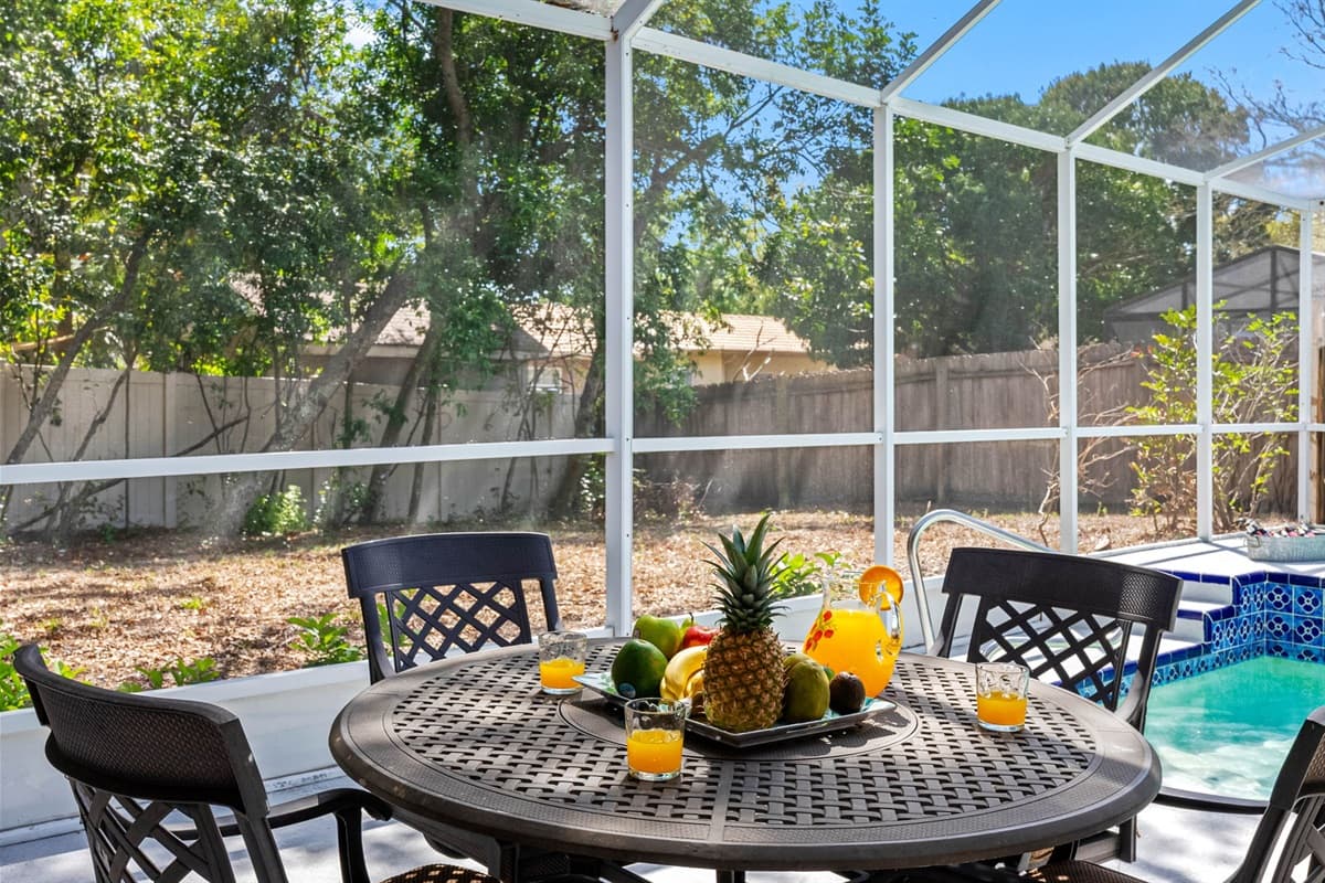 Come relax, dine, and entertain in your own private tropical retreat!