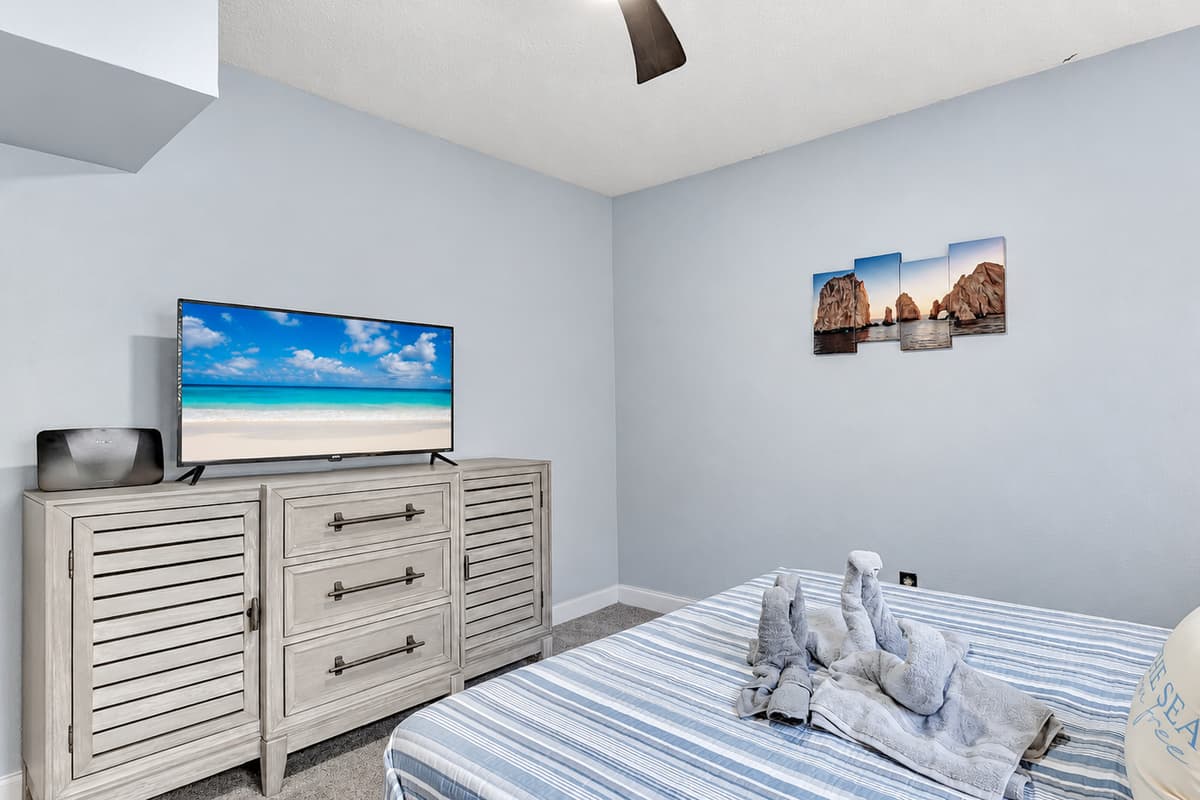 Your retreat begins here, promising a restful night's sleep in a setting that exudes comfort and warmth.