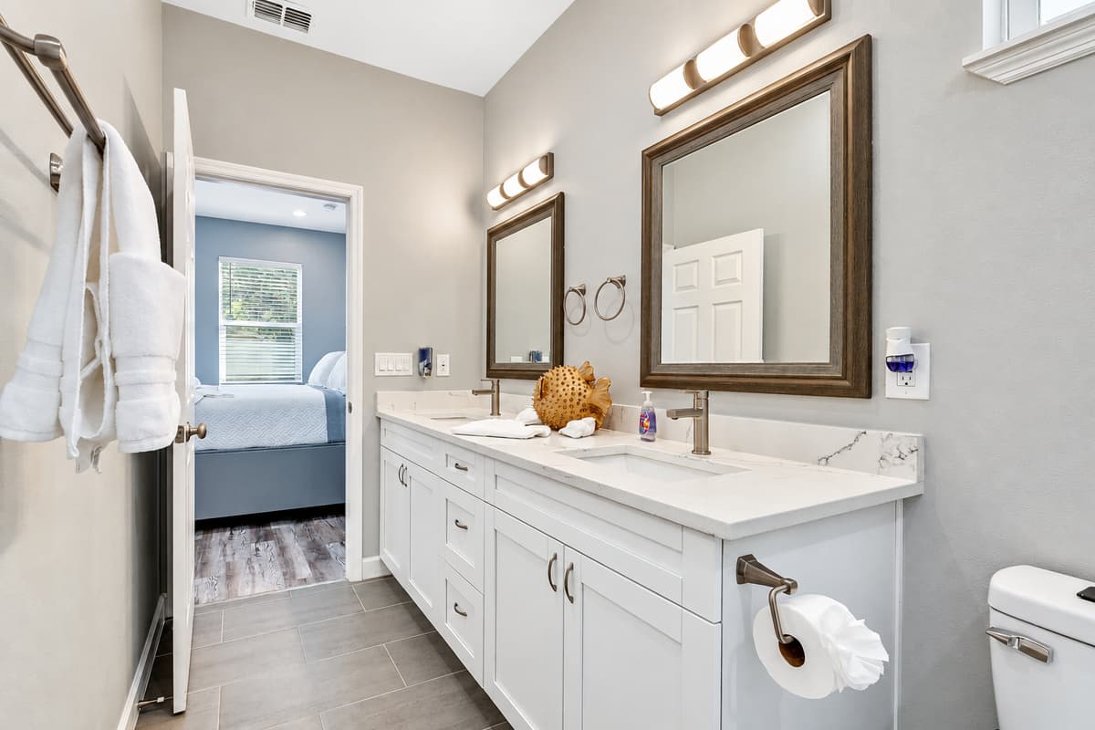From the gleaming tiles to the plush towels and premium toiletries, every detail has been carefully curated to enhance your comfort.