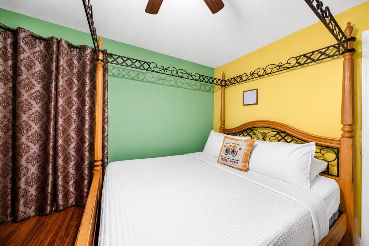 A relaxing guest room designed for comfort, privacy, and a great night's sleep.