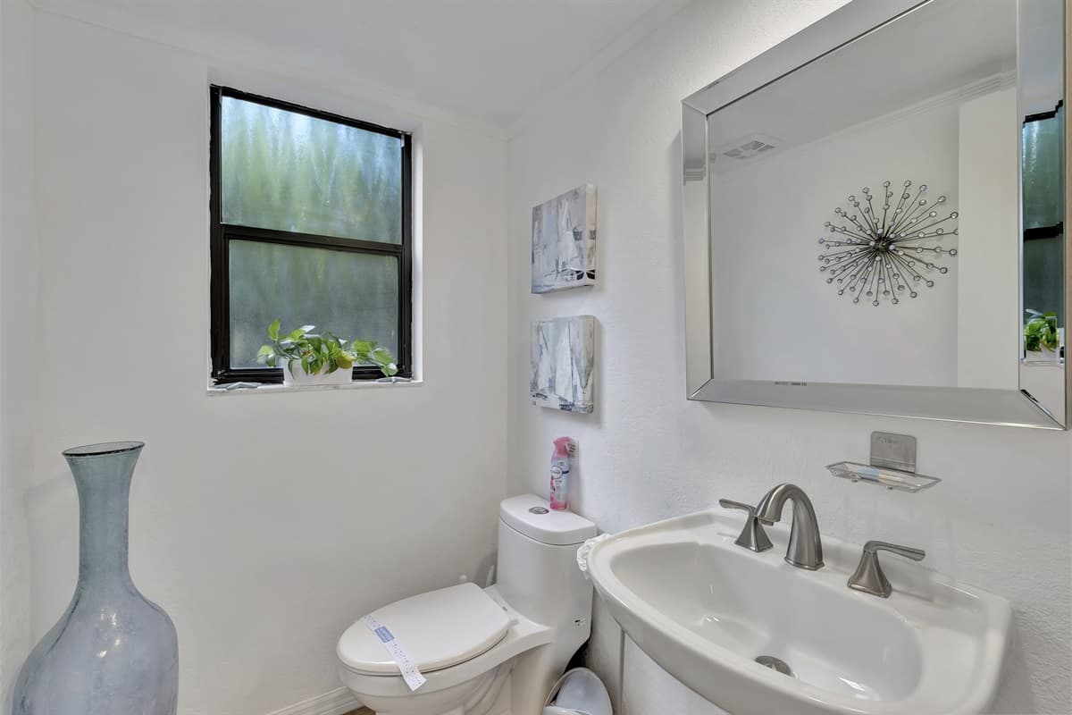 This thoughtfully arranged space ensures that all your basic needs are met, offering both comfort and convenience.