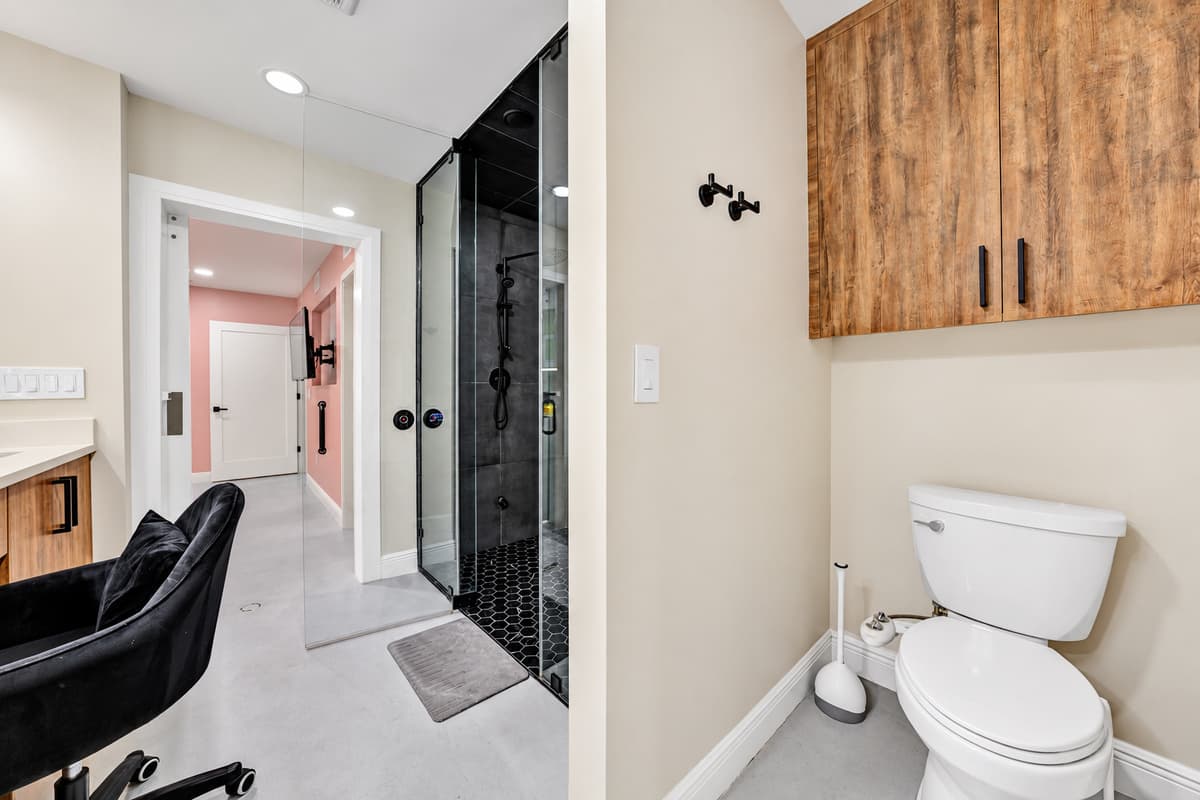 Seven and a half bathrooms means this one is available right now.