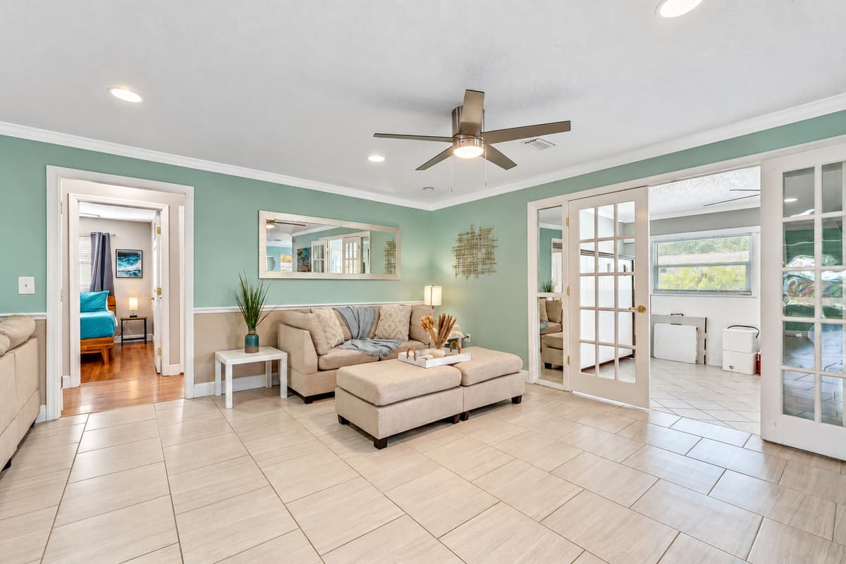 Thoughtfully adorned with an abundance of comfortable seating to ensure everyone has their own cozy corner.