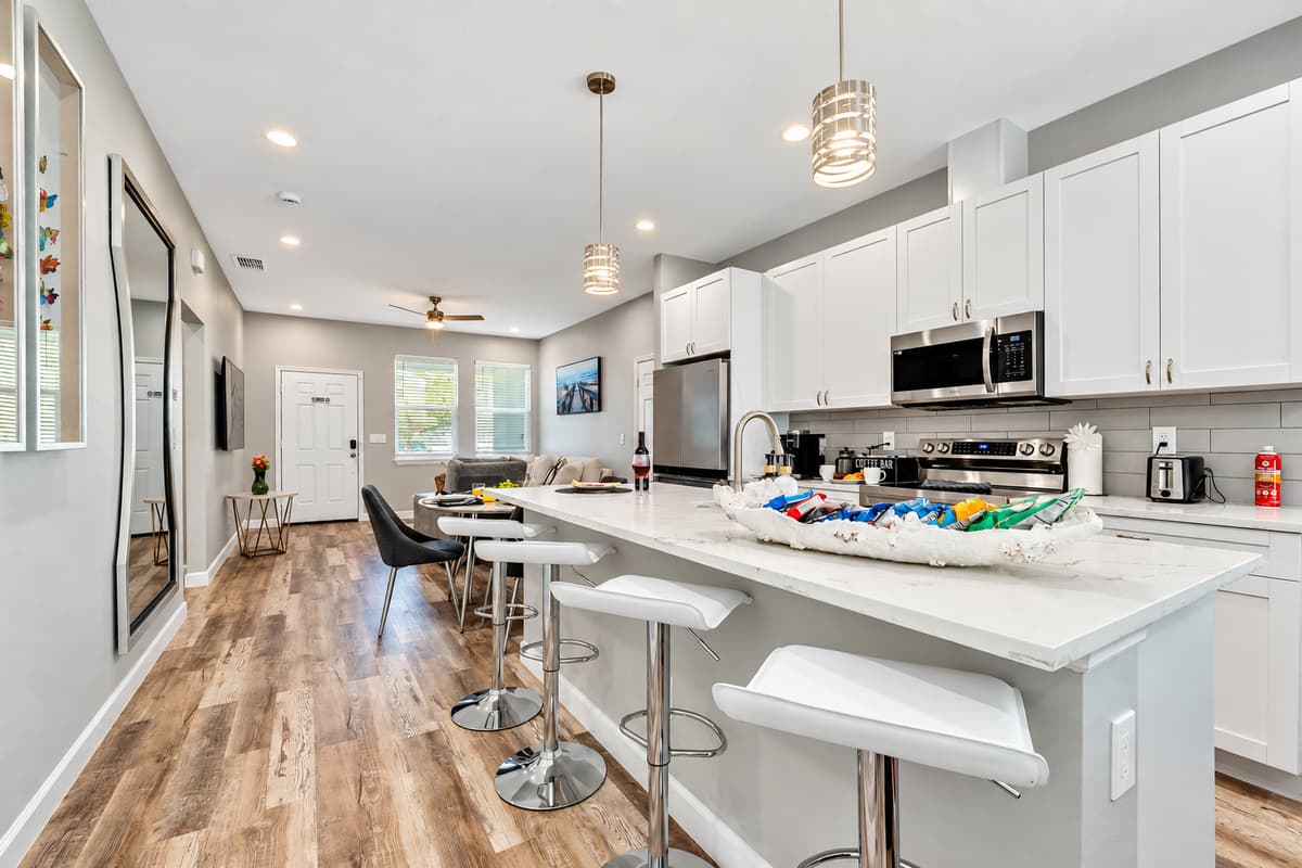 This sophisticated space is designed for those who appreciate both form and function