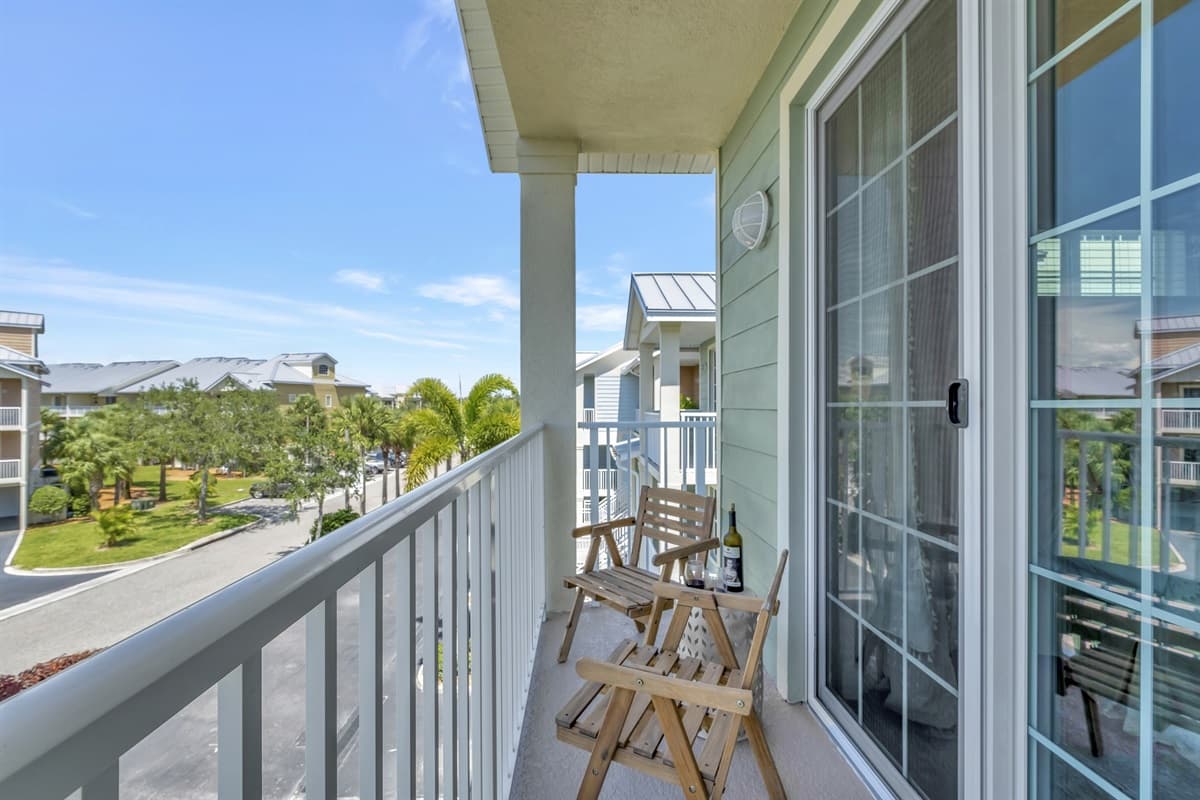 Nestled within this picturesque setting is a seating arrangement that beckons with its comfort.
