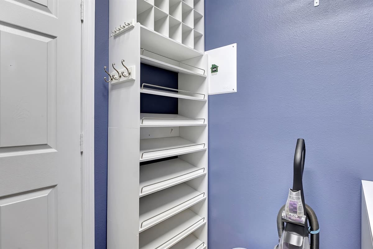 You'll discover convenient extra storage spaces.