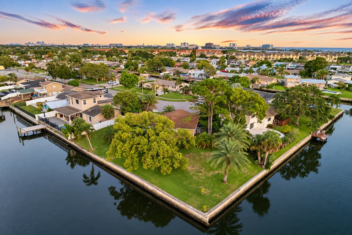 Aerial View of the Neighborhood