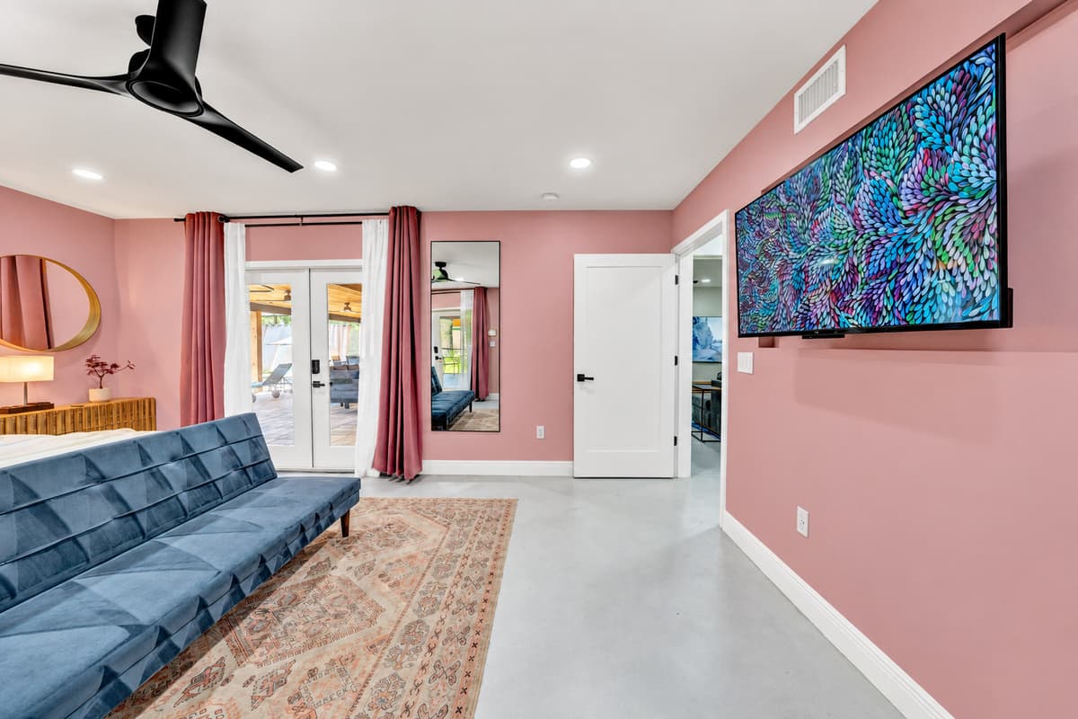 Your own sitting room, your own screen, your own hours.