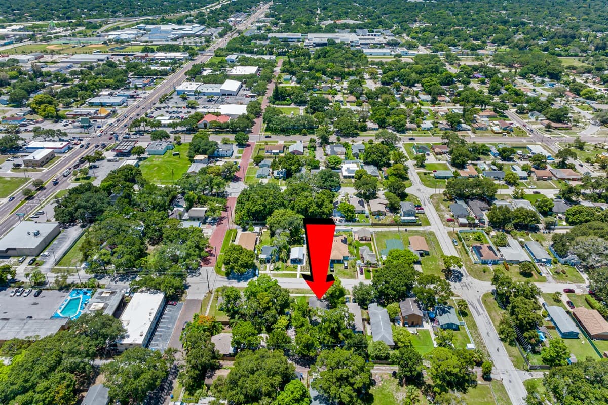 Aerial View of the Neighborhood