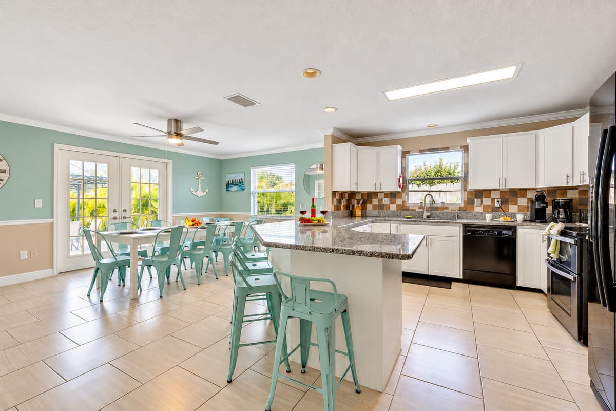Adorned with comfortable seating arrangements, it's the perfect nook to linger, chat, or simply take a moment to appreciate the stylish surroundings.