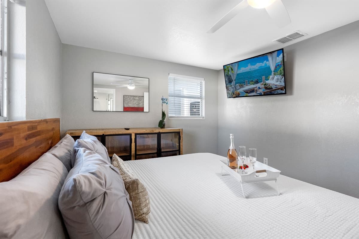 With ample space and beautiful interior, complete with a comfortable king-size bed and an ensuite bathroom.