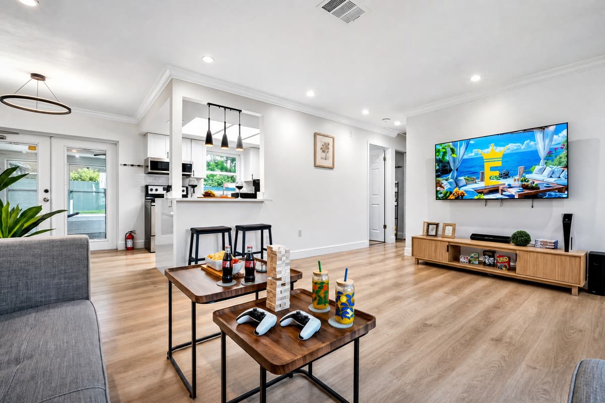 The thoughtful mix of textures, decor, and clean design ensures instant comfort—just drop your bags and relax.