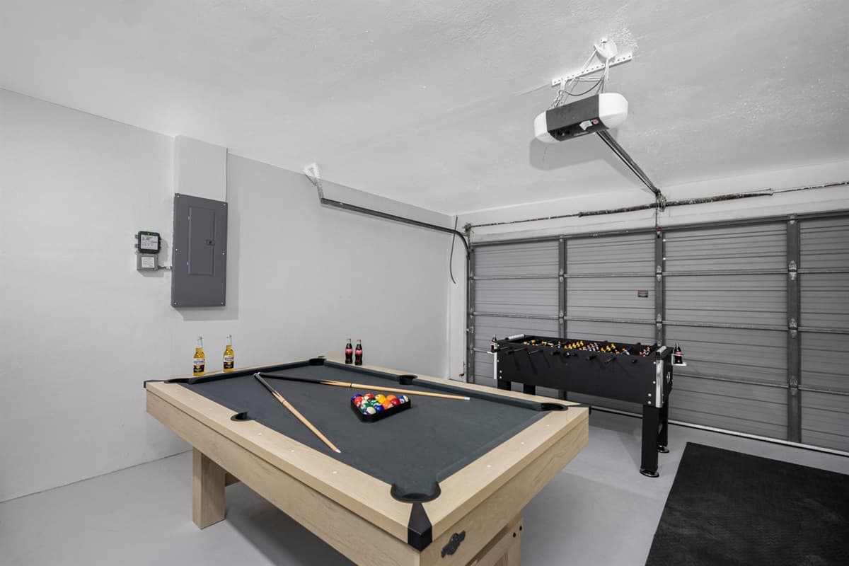 Enjoy a perfect mix of leisure and excitement in this inviting recreation space — ideal for friendly matches, casual drinks, or relaxing after a day of exploring.