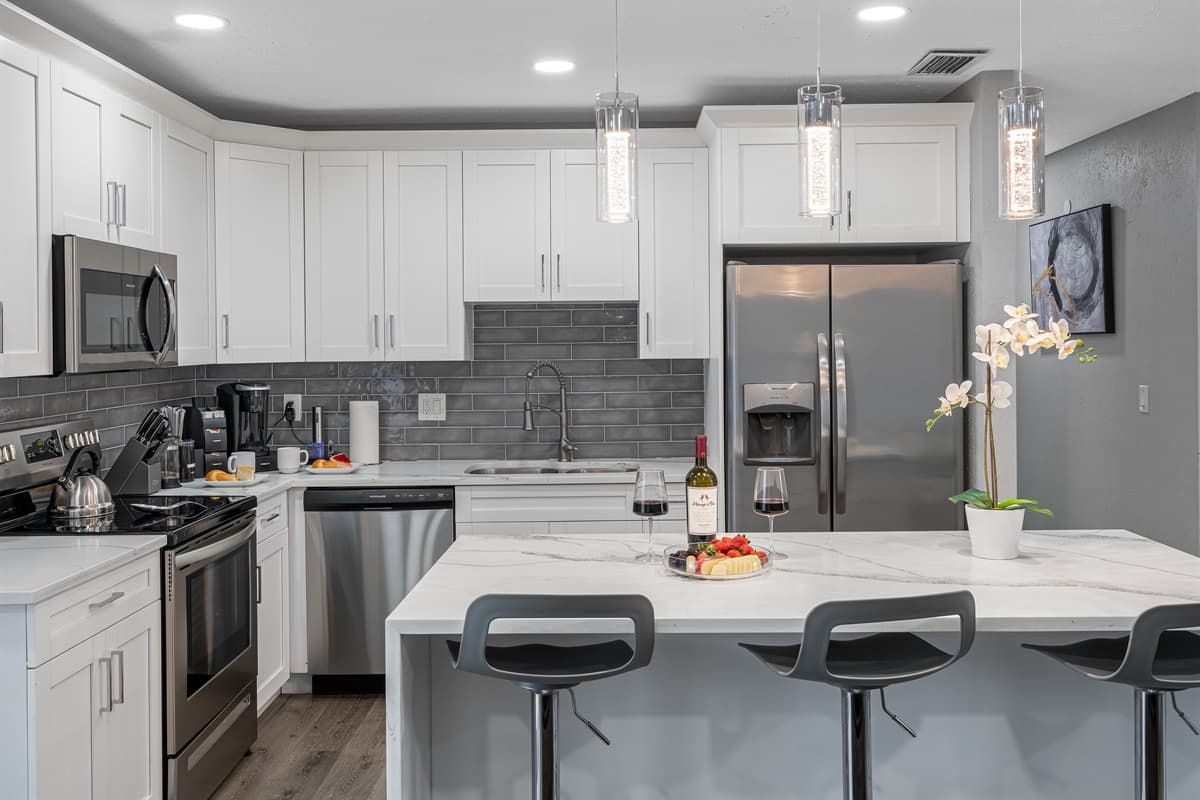 Share stories while getting the food ready! With our open space concept, you could bond with family and friends while making sure everyone would love the food they would eat! If you like this concept, send us a message now!
