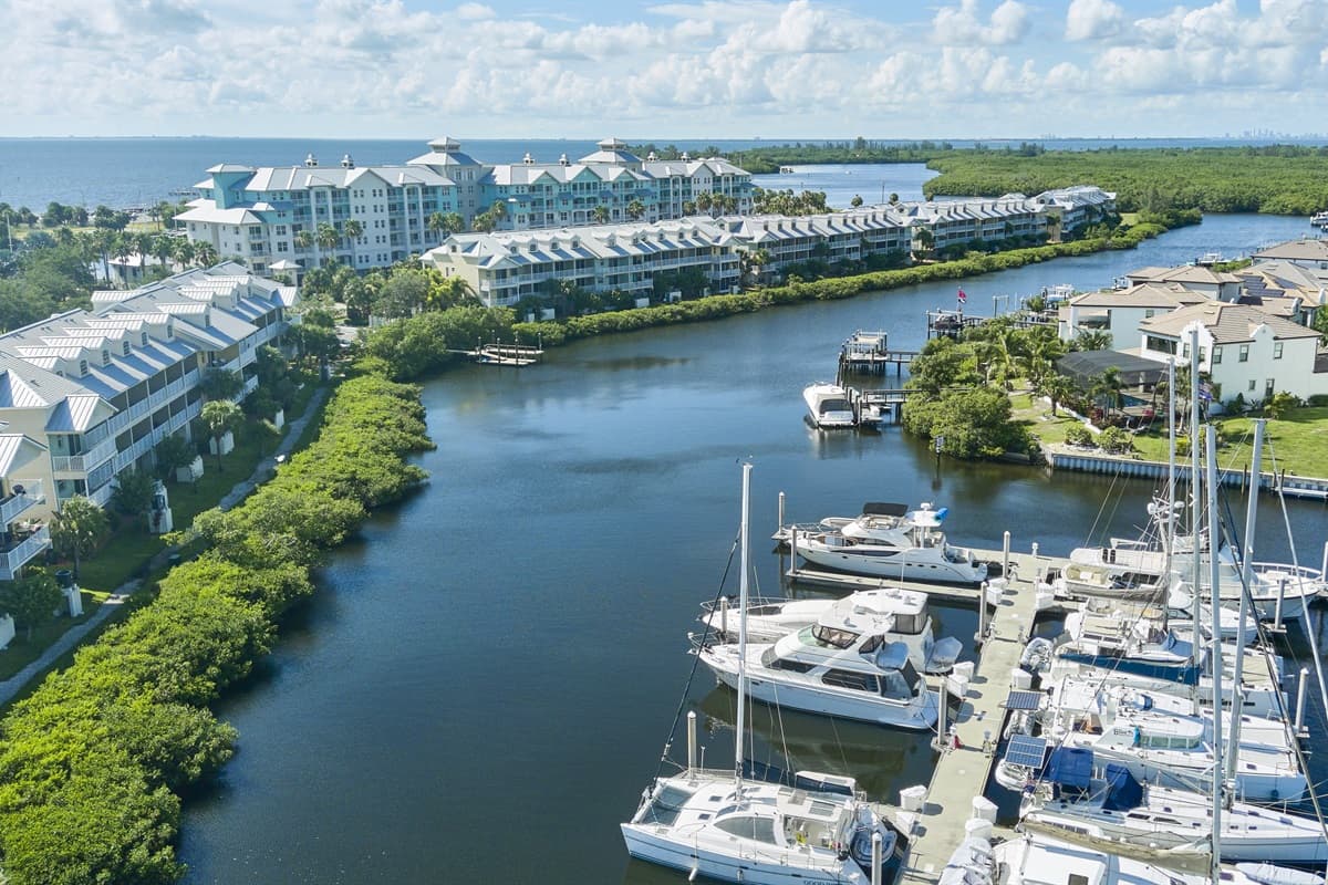 An enchanting aerial perspective capturing the charm of the property's surroundings.