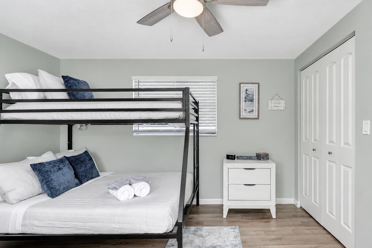 Our versatile bedroom, designed to cater to all your needs.