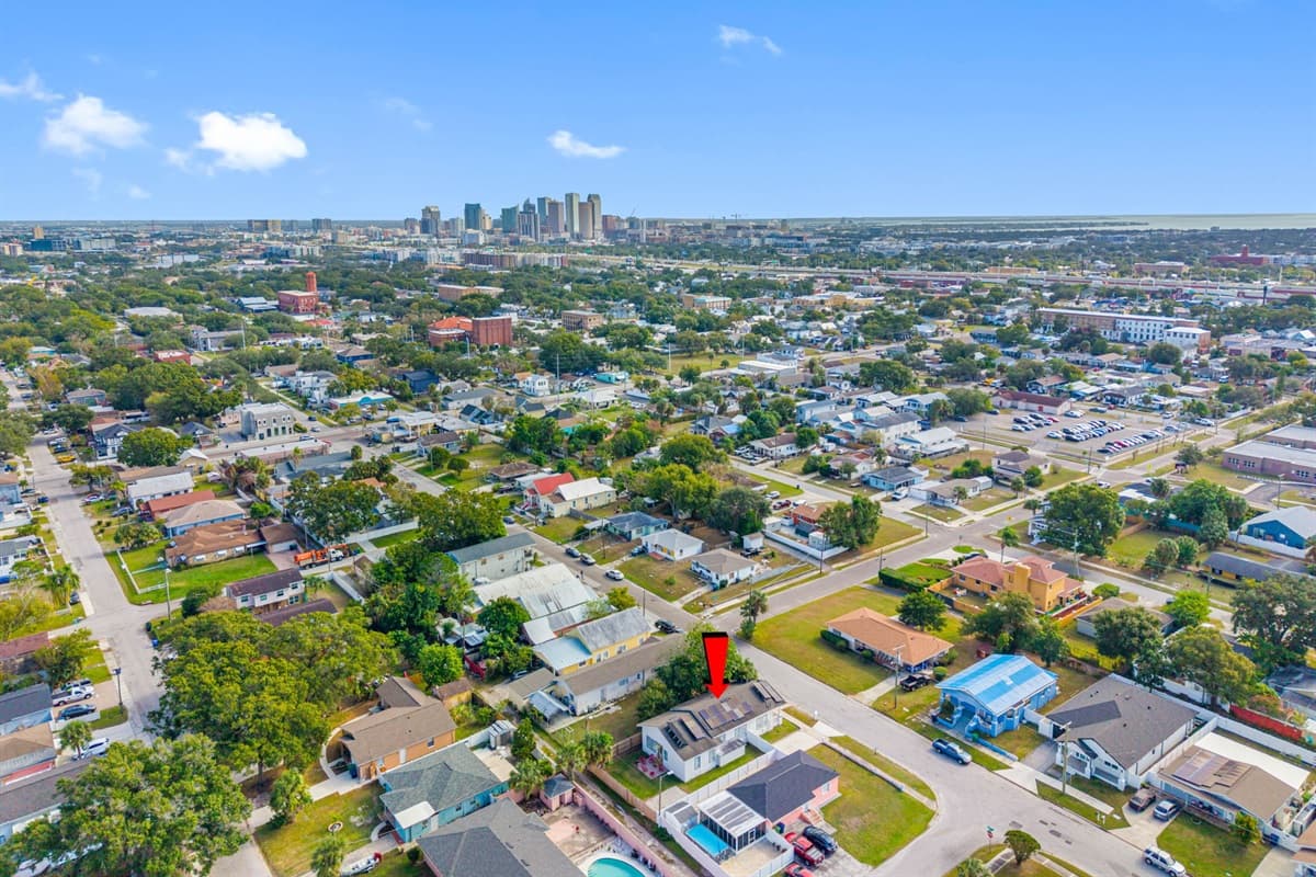 Aerial View of the Neighborhood