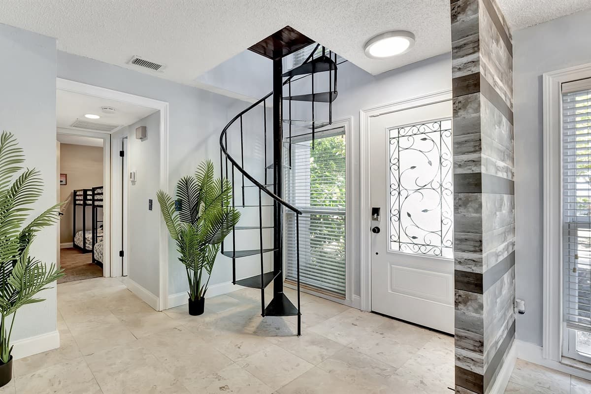 The entrance of the home.