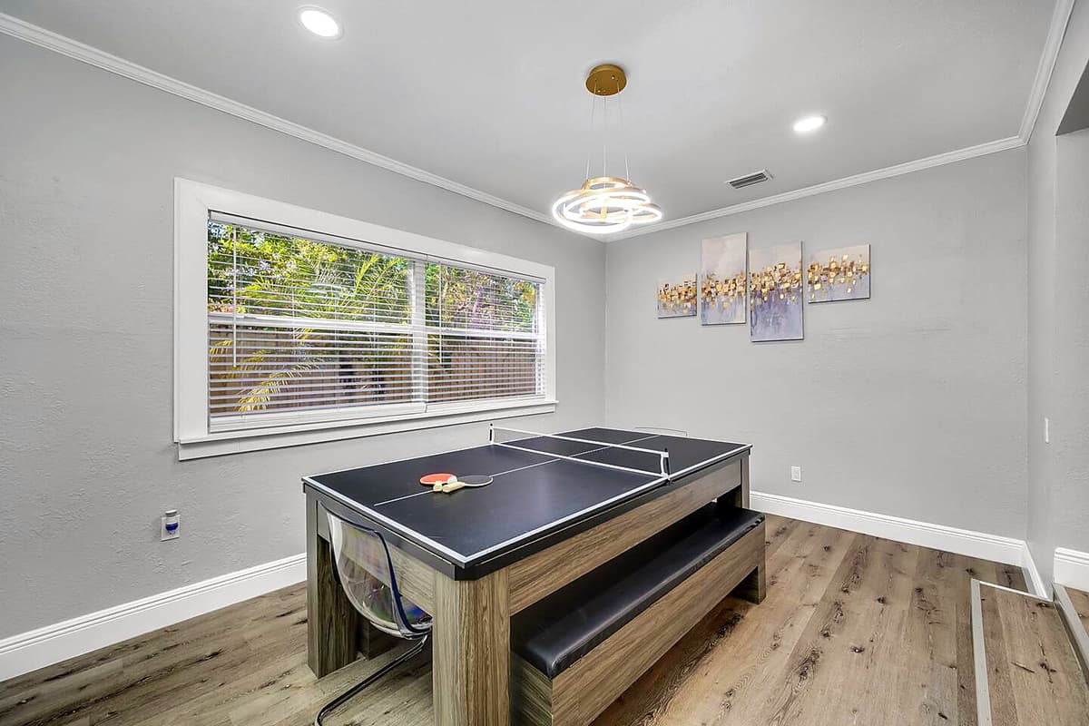 Never get bored during your stay with us! play competitive games create memories