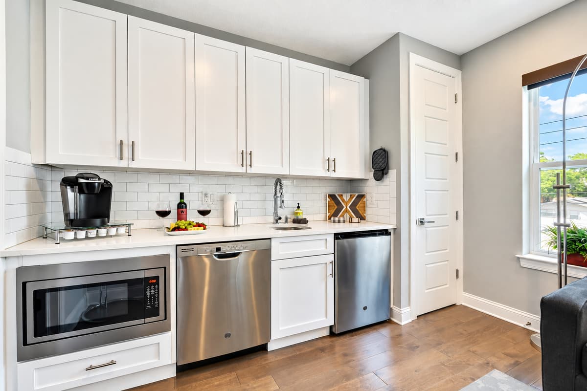 From slicing and dicing to sautéing and simmering, every culinary task is made effortless in this well-appointed space.