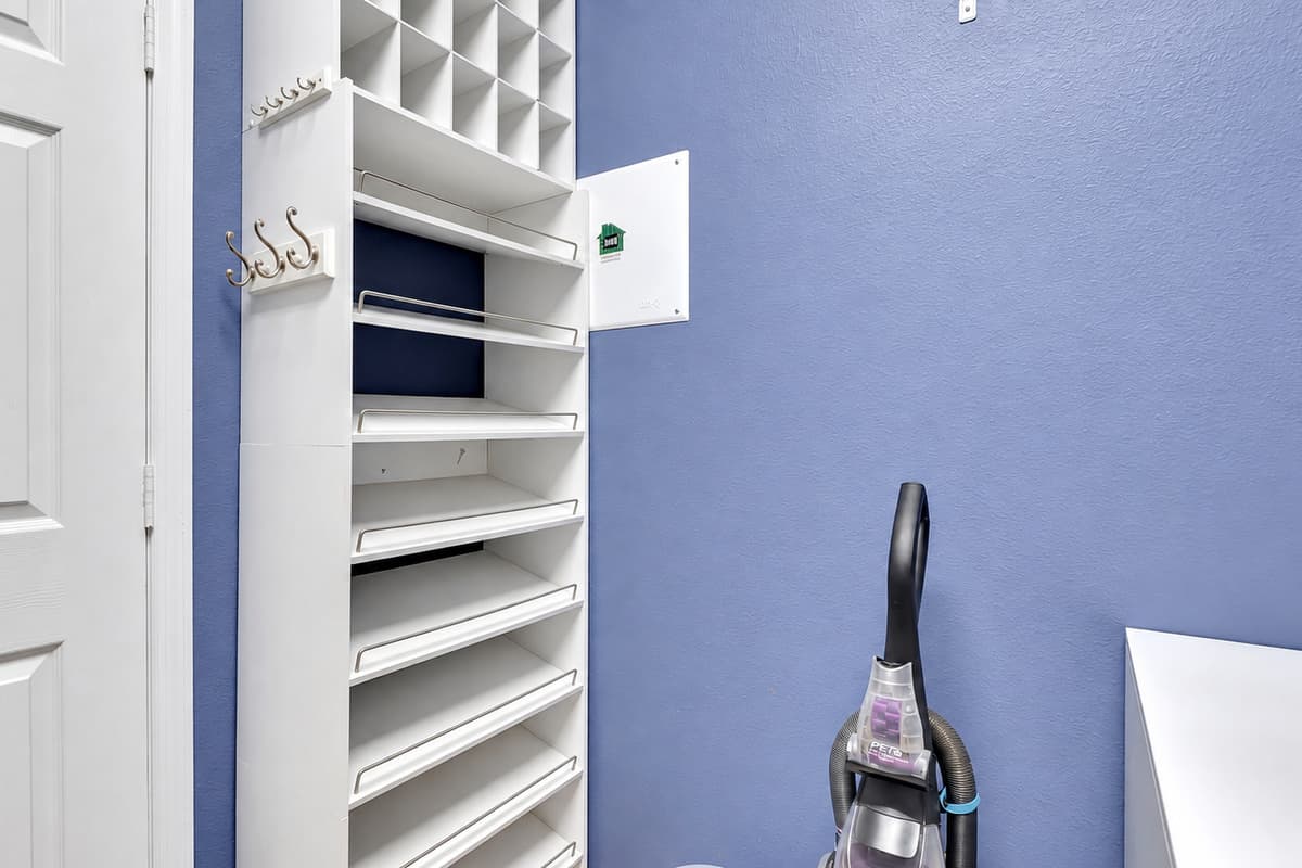 You'll discover convenient extra storage spaces.