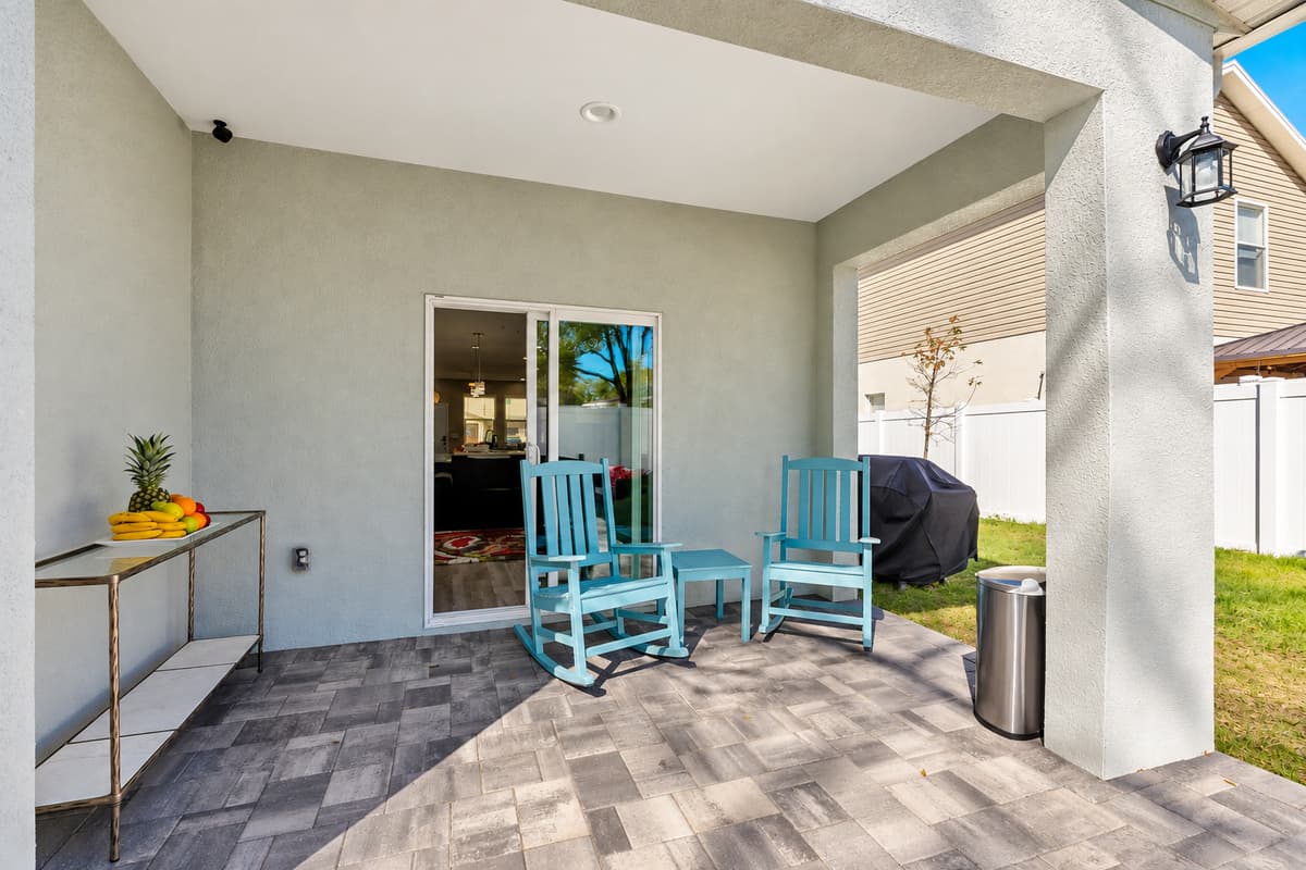This space is perfect for enjoying a cocktail, reading a magazine, or simply taking in the aesthetics of your surroundings.