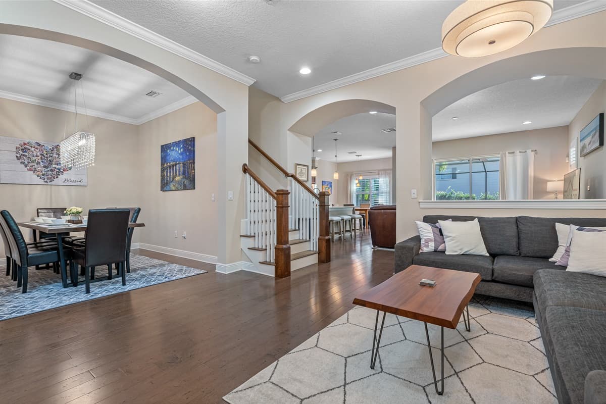 Cozy open area for relaxing, cooking and eating great meals. What more could you ask for? Create beautiful memories with your loved ones in this magnificent property. Please don't hesitate to send us a message!