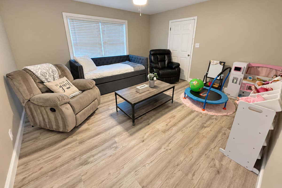 A dedicated kids' playing area, designed to spark creativity and endless fun.