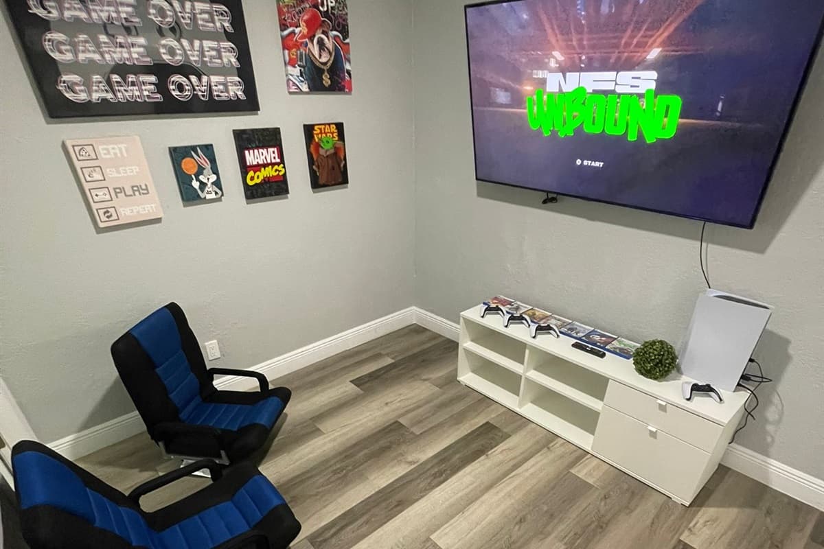 A haven for gamers and enthusiasts alike.