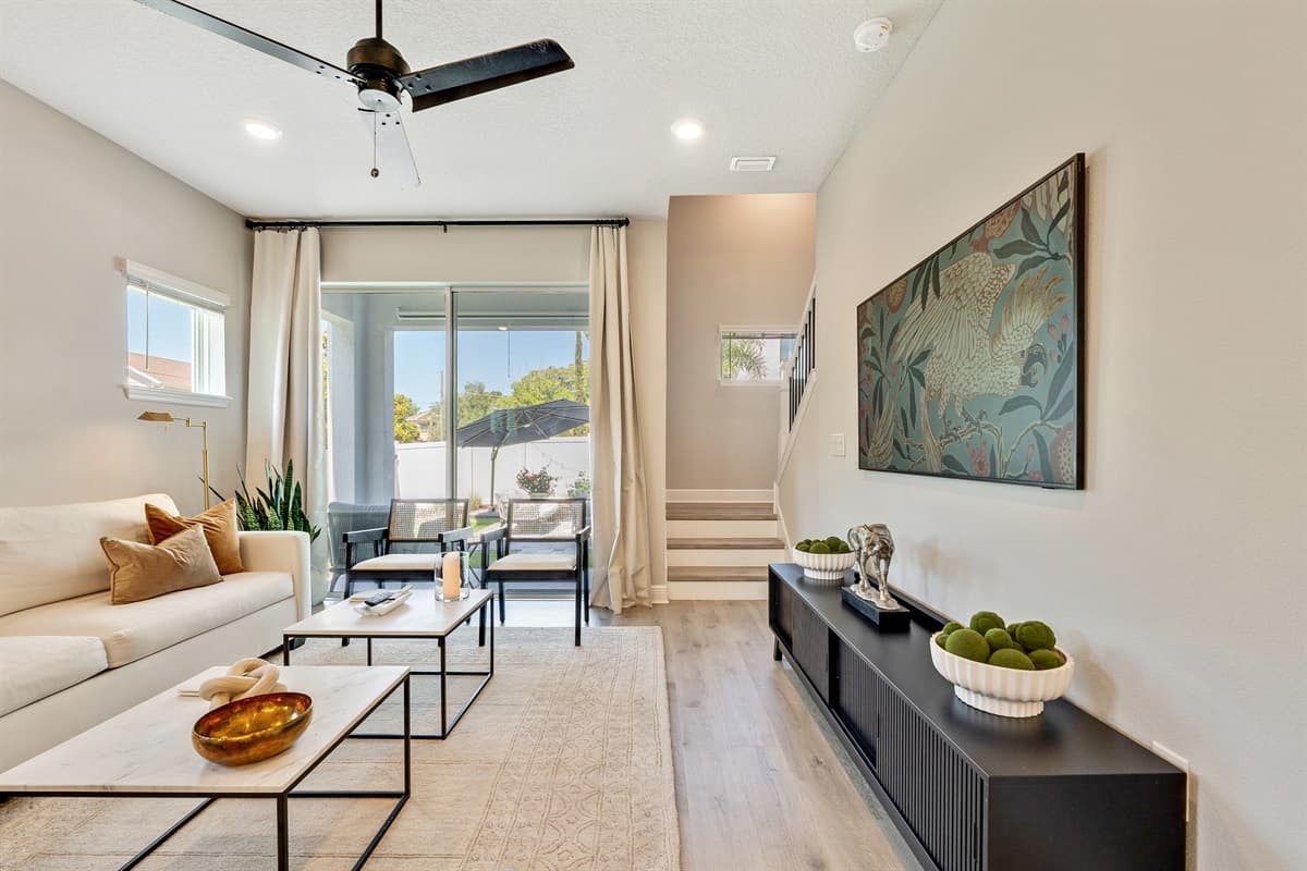 The room exudes a sense of curated refinement.