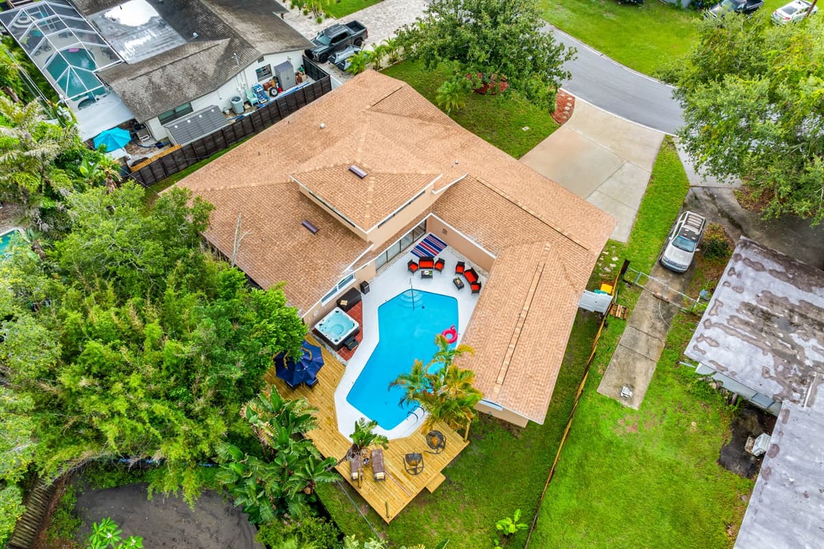 Aerial View of the Property