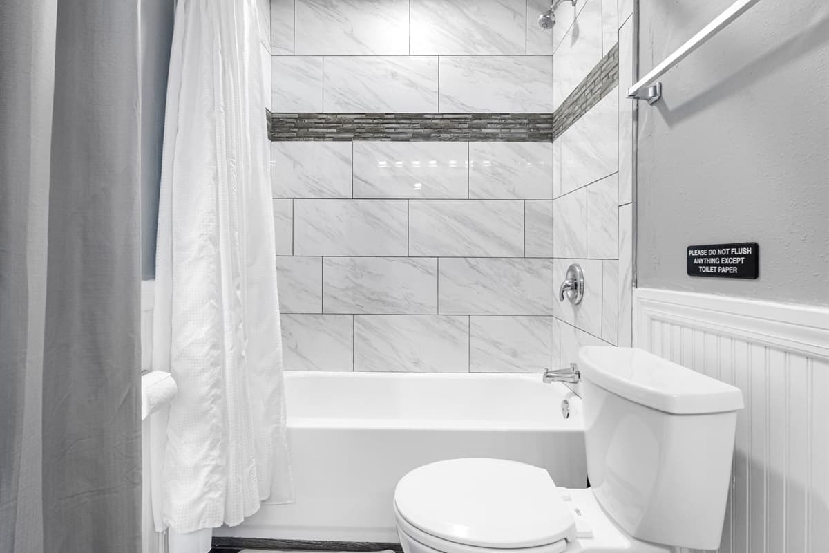 From the oversized vanity to the full-sized tub/shower combo, every detail is designed to elevate your daily routine with comfort and style.
