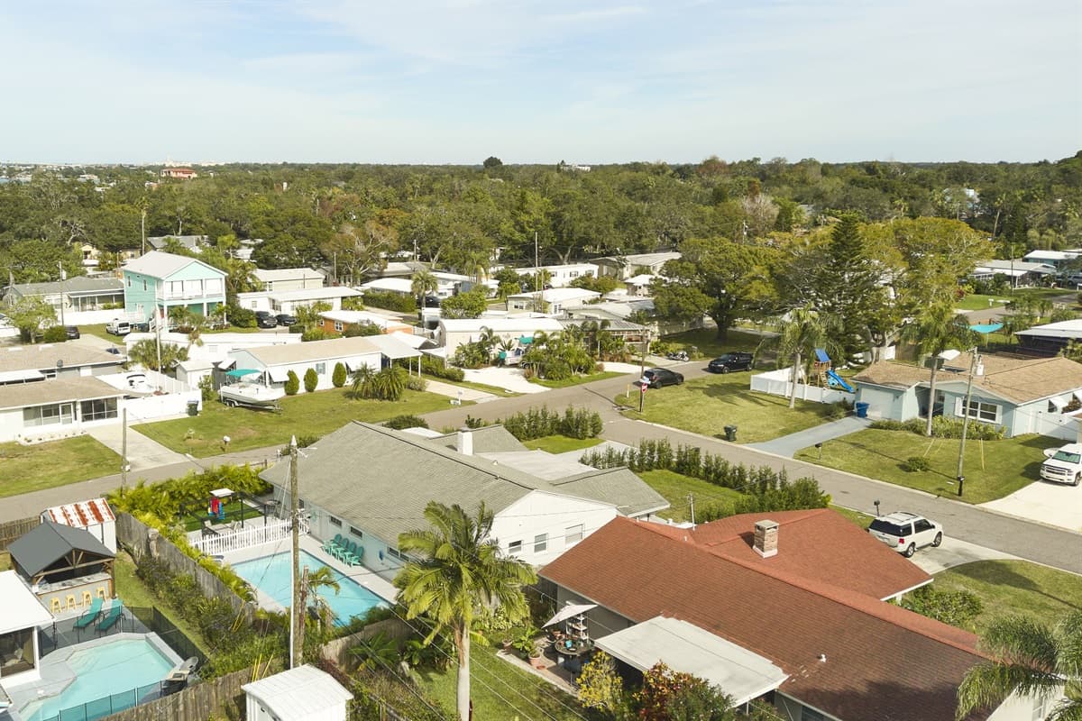 Aerial View of the Neighborhood.