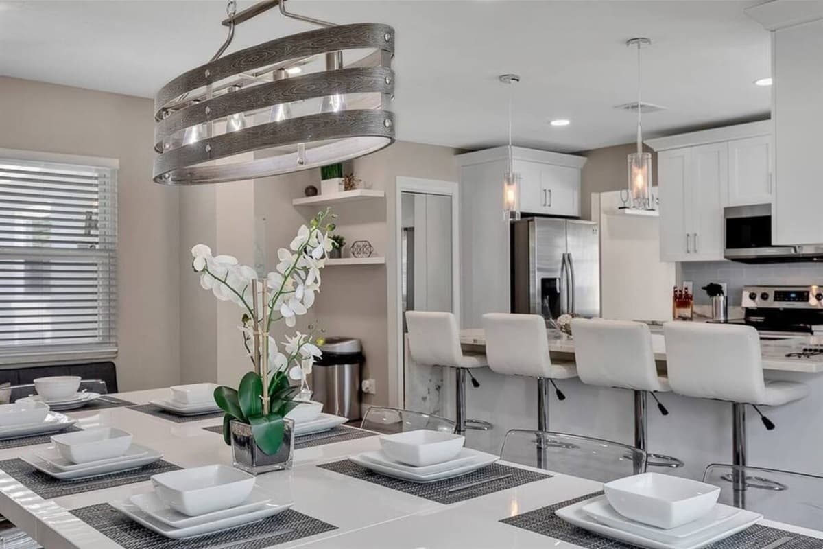 Who wouldn't love this beautiful open space for dining area and kitchen? Bond over food prepared with love! Send us a message now!