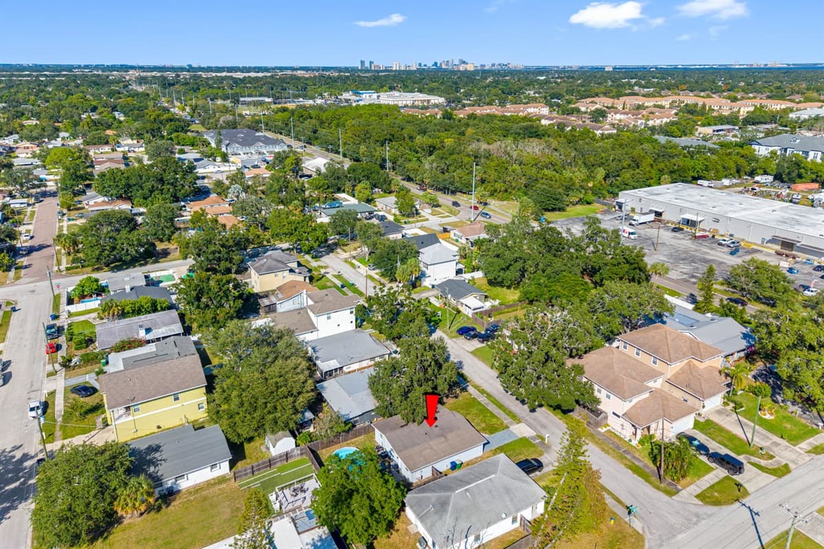 Aerial View of the Neighborhood