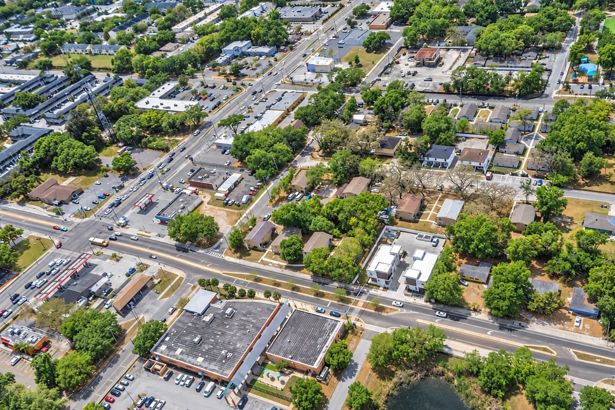 Aerial View of the Neighborhood