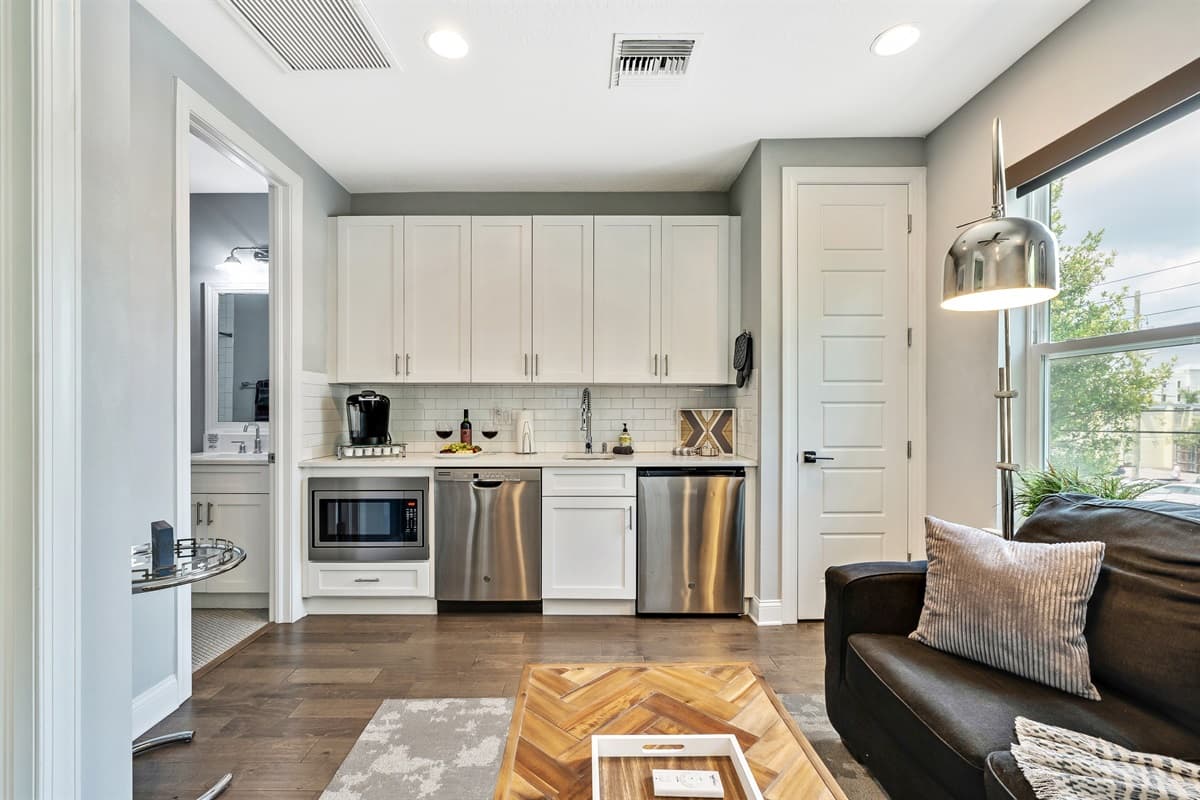 From slicing and dicing to sautéing and simmering, every culinary task is made effortless in this well-appointed space.