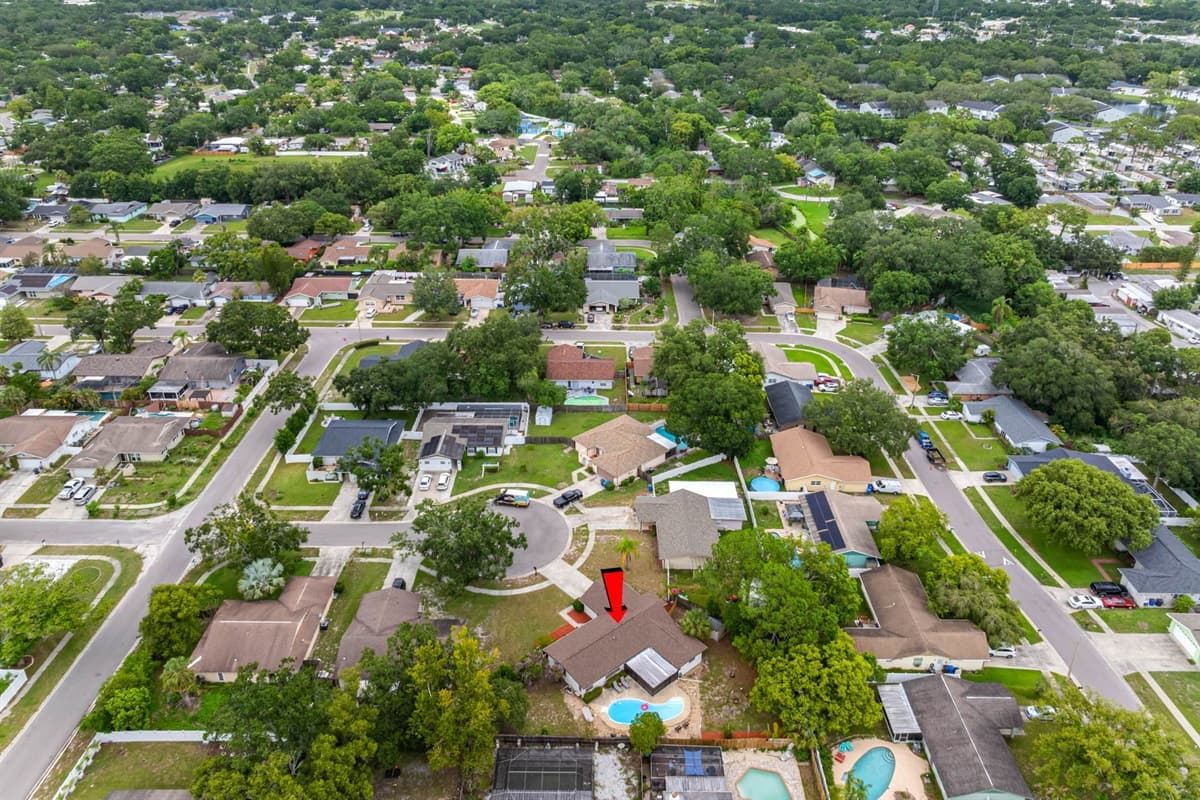Aerial View of the Neighborhood