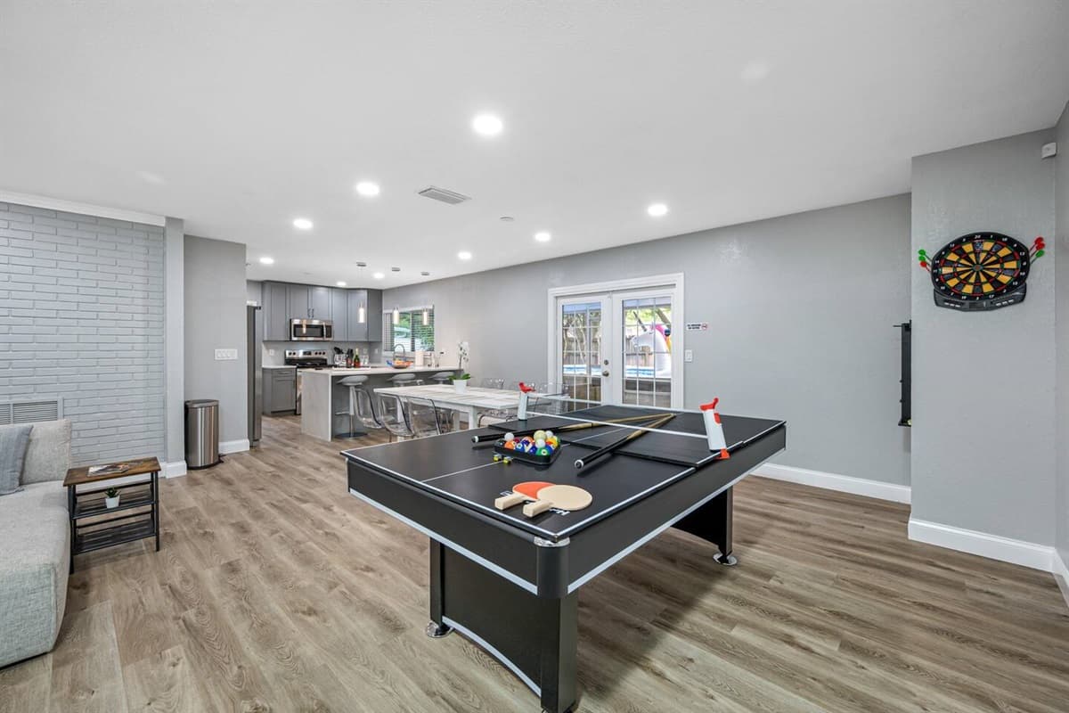 We have a pool/ping-pong table ready! Never feel bored during your stay with us! Stop hesitating, book now!