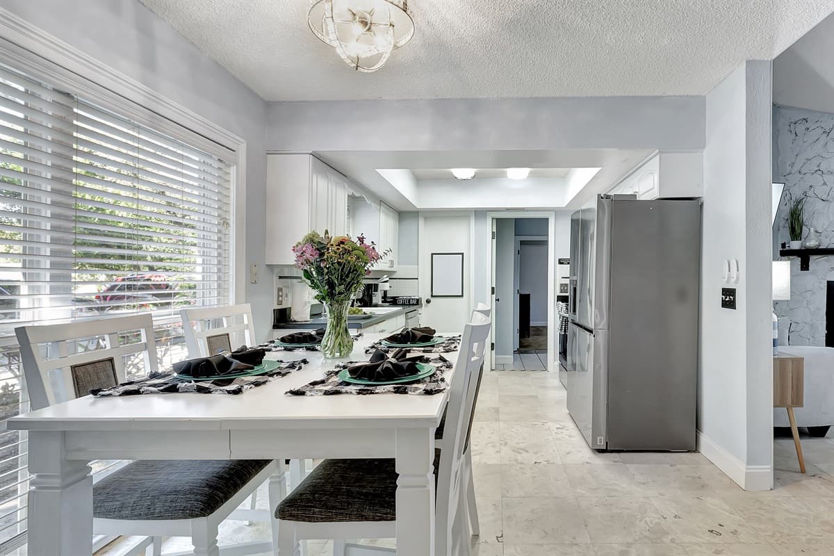 Savor the joy of dining together in a setting that feels just like home.