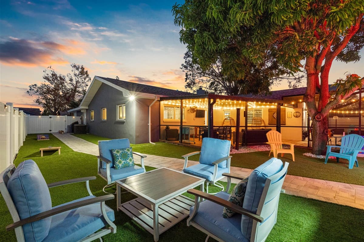 A perfect setting for outdoor dining, this space offers everything you need to create lasting memories with family and friends.