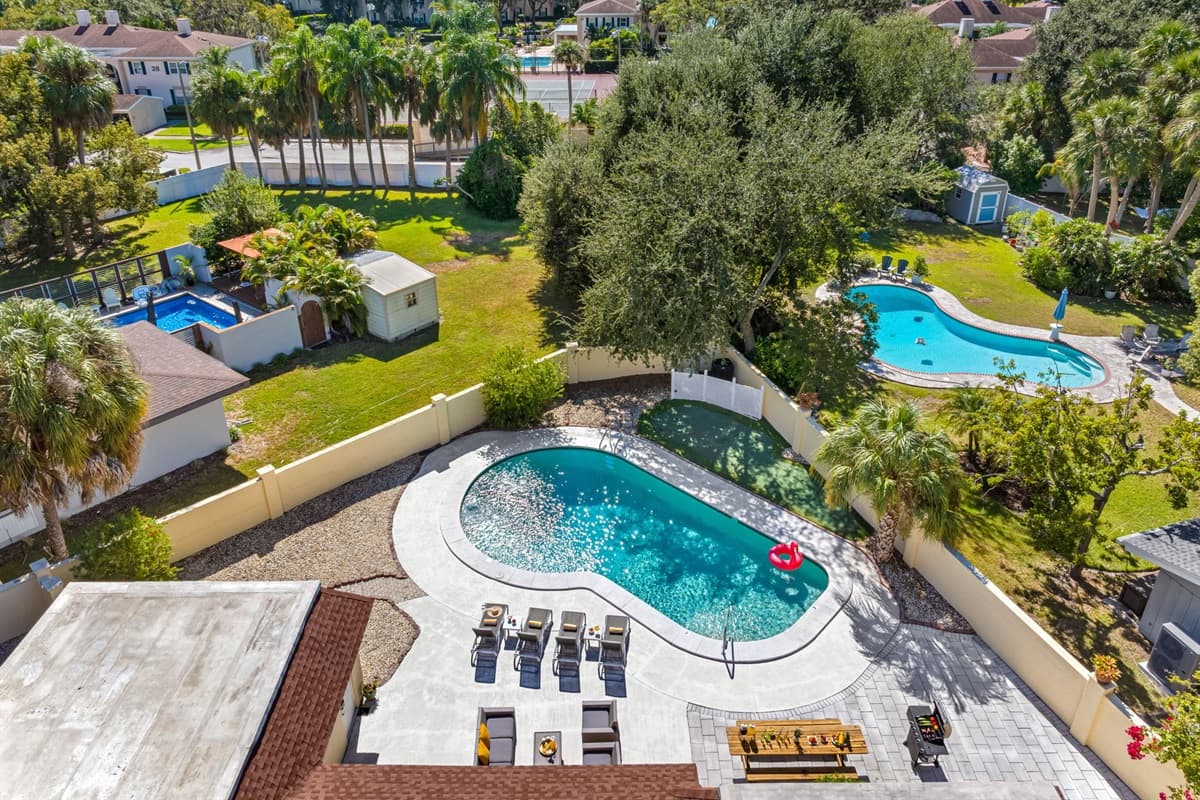 Whether traveling solo, as a couple, or with family, this intimate pool area offers a peaceful retreat for all.