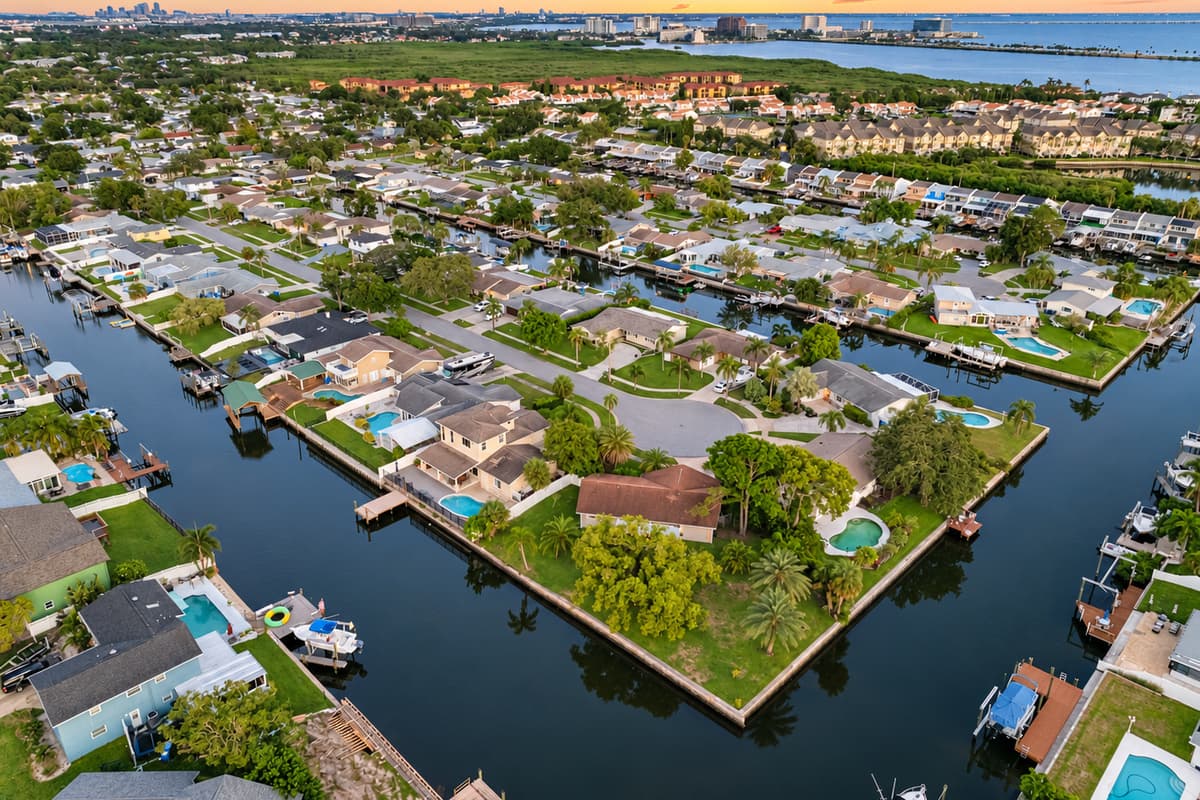 Aerial View of the Neighborhood