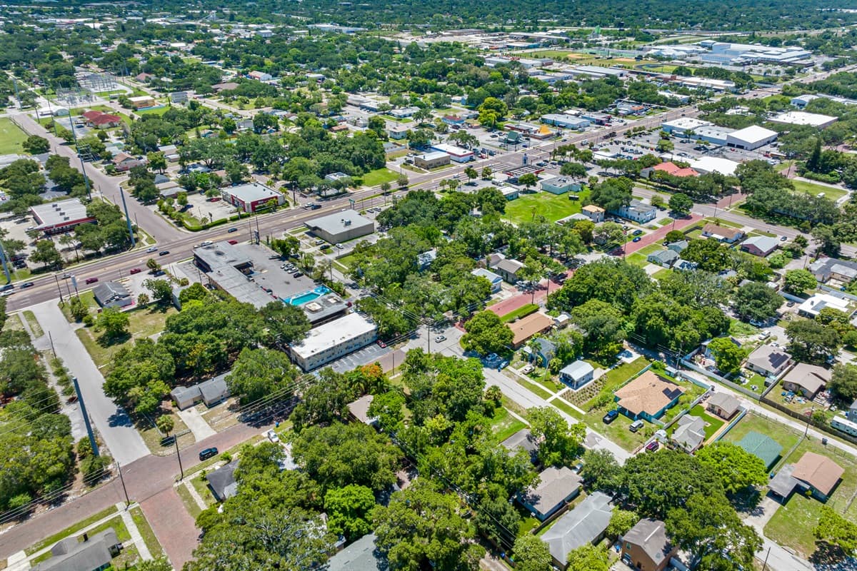 Aerial View of the Neighborhood
