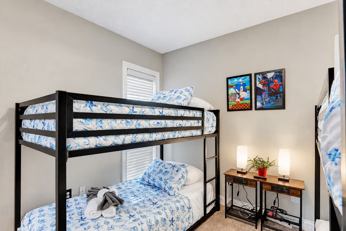 Immerse yourself in the playful charm of our thoughtfully designed bunk beds.