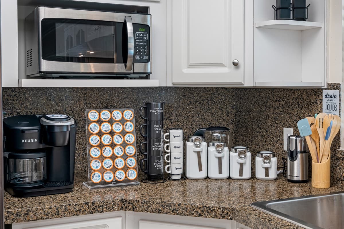 Wake up and smell the coffee in your very own personal cafe!