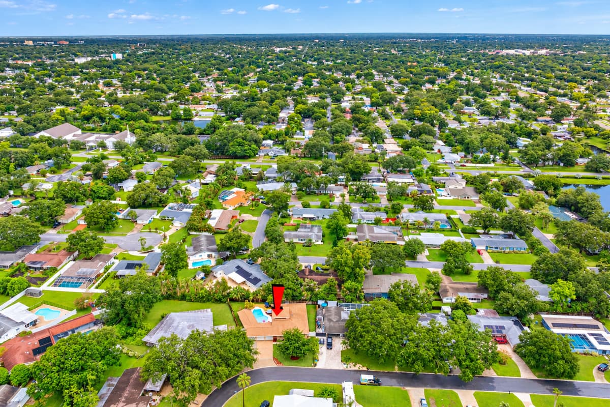 Aerial View of the Neighborhood